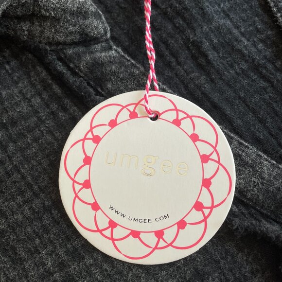 Size Large Umgee snow washed cotton gauze dress in Ash - Picture 5 of 14